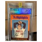 1975 Topps HL Nolan Ryan Graded Gem Mint 10