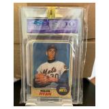 Nolan Ryan Blank Back Card Graded Gem Mint 10