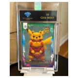 POKEMON Pikachu Winnie The Pooh Graded Gem 10