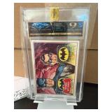 BATMAN 1966 Portable Bat Signals 16A Card Graded 9