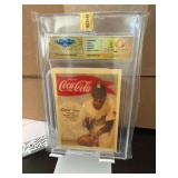 Satchel Paige Coca Cola Trade Card Graded 10
