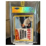 Mickey Mantle Jell-O Ad Trade Card Graded Gem 10