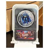 BATMAN 1 OZ. SIlver Coin in Black Slab