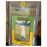 Ernie Banks VTG Immortals Graded Gem Mint 10