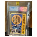 Bo Jackson Bat Breaker Post Cereal Card Graded 10