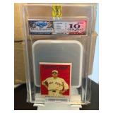 Babe Ruth Cracker Jack Card Graded Gem Mint 10