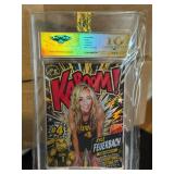 Kylie Feuerbach Iowa Rookie KABOOM! Graded 10