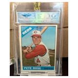 1966 Topps Pete Rose Reds Graded Gem Mint 10