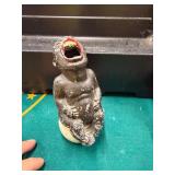 RARE Metal BA Screaming Man on Pot AshtrayAshpot