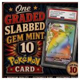 Pokemon Graded 10 Mystery Slabbed card-unsearched
