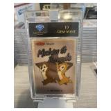 Mickey & Friends Chip & Dale Card Graded Gem 10