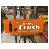 Orange Crush Metal Sign