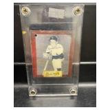 Mickey Mantle Rawlings Glove Tag Card