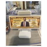 Charlie Kirk Paper Money 1 Grain Silver Bar
