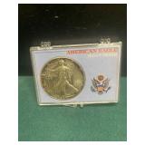 1988 American Eagle Silver Dollar Coin In Case