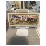 Donald Trump USA 250 Paper Bill 1 Grain Silver Bar