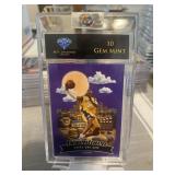 Kobe Bryant Purple Downtown Graded Gem Mint 10
