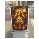 Virgin Mary 1 Grain Silver Bar Card