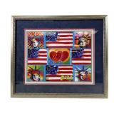 Peter Max "Patriotic Series: 4 Liberties, 4