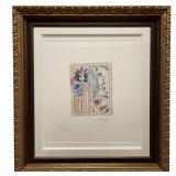 Peter Max "Statue Of Liberty II" Signed Serigraph
