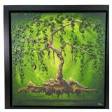 Alex Harvie "Bonsai" Oil Painting