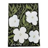 Andy Warhol "Flowers" Panting On Paper