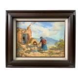 WALT PRYTHERO New Mexico Oil Panting On Board