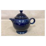 Vtg FIESTAWARE Cobalt Blue Teapot
