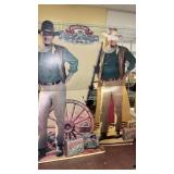 2 Life Size Cardboard Cut out JOHN WAYNE