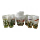 Blakely Oil & Gas Arizona Pitcher & Glasses