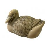 Signed Meiji Period Ivory Duck Netsuke Carving