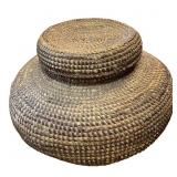 Antique Zulu Isichumo Hand Made Basket