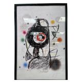 John Miro " Le Chanteur ï¿½ Print On Canvas