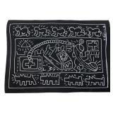 Signed Keith Haring "Untitled" Drawing On Paper