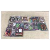 Football Cards in Plastic Cases