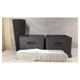 Shoe Stackers Organizers, Collapsible Lidded Boxes