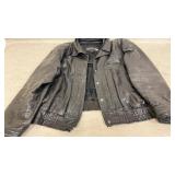 Mens Medium Leather Jacket