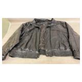 Pierre Cardin Mens Leather Jacket sz L