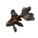 Flint Reisfelt Enameled Bronze Gold Fish