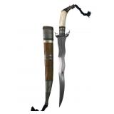 Filipino Punyal Knife with Scabbard