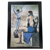 Pablo Picasso " Girl On Ball" Print On Canvas