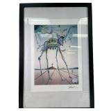 Salvador Dali Celestial Elephant Litho On Paper