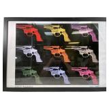 Andy Warhol "Gun" 1982 Lithograph On Paper