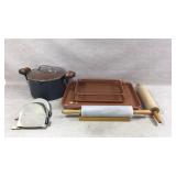 GOTHAM Lidded Pot, Baking Pans, Rolling Pins