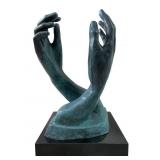 Auguste Rodin " The Cathedral" Bronze Sculpture