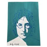 Andy Warhol "John Lennon" Panting On Paper