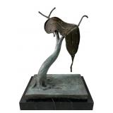Salvador Dali Melting Clock Bronze Sculpture