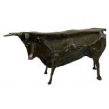 Large Signed Picasso Abstract Bronze Bull