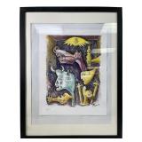 Pablo Picasso "Guernica," Framed Numbered Litho