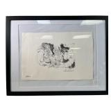 Pablo Picasso titled Vieillard assis avec une